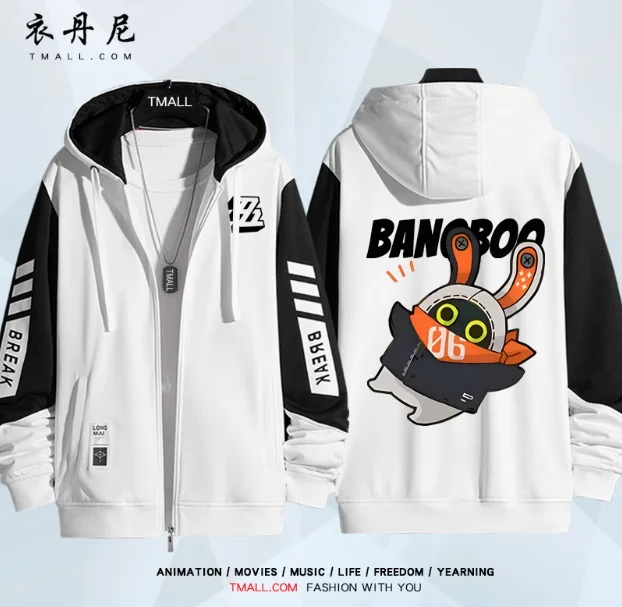 อะนิเมะ Zenless Zone Zero Bangboo Hooded Hoodie คอสเพลย์ฤดูใบไม้ร่วงฤดูหนาวผู้ชายผู้หญิงเสื้อหลวมเสื้อแจ็คเก็ต