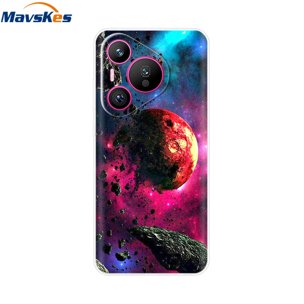 Phone Case For Huawei Pura 70 Fashion Sweet Girl Transparent Soft Silicone Back Cover For Huawei Pura 70 Pro Pura70 Pro+ Fundas image 6