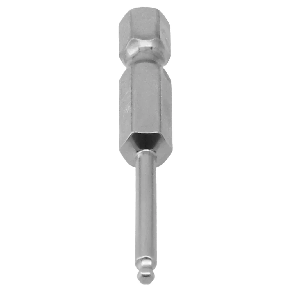 Electroplated Silver Colored Magnetic Driver Bit Can Firmly Hold Screws for Automotive and Manufacturing Industries