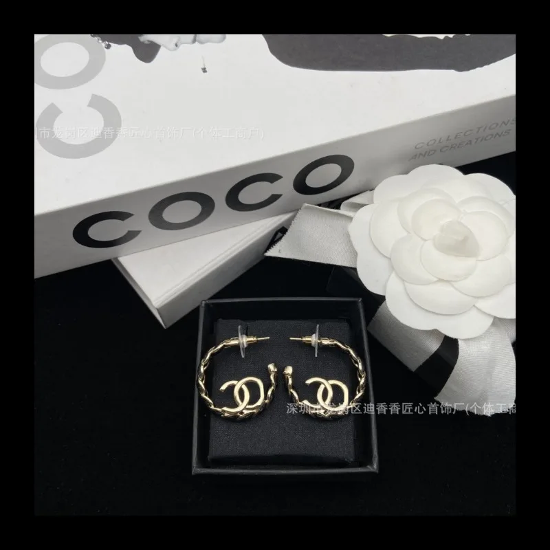 جولة الماس مجموعة مزدوجة الأقراط، جديد جلد كريستال الماس جلد الخراف الفضة إبرة النساء #1