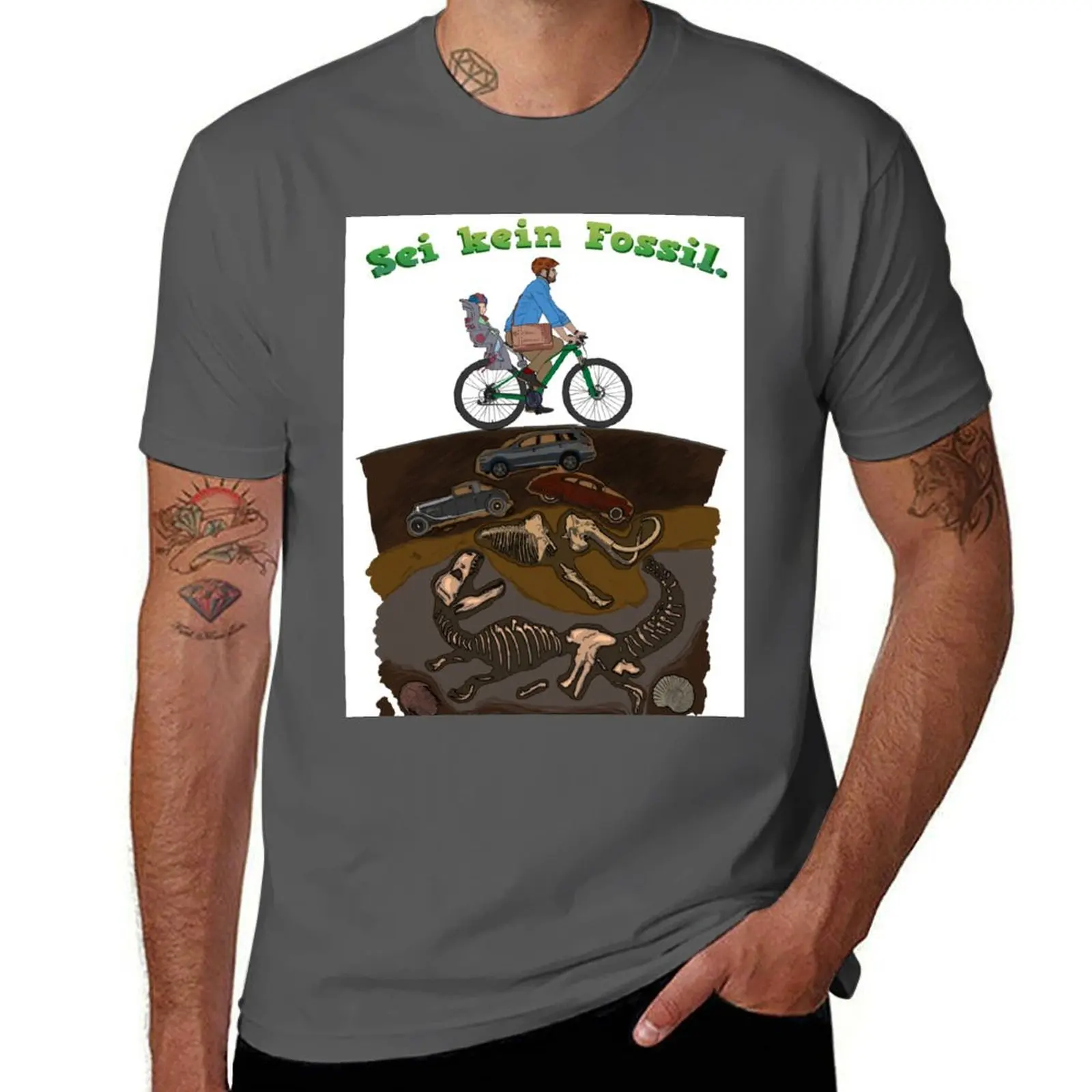 

Don't be a fossil T-Shirt mens graphic t shirts t shirts for man graphic vintage t shirts for man cotton funny T-Shirt