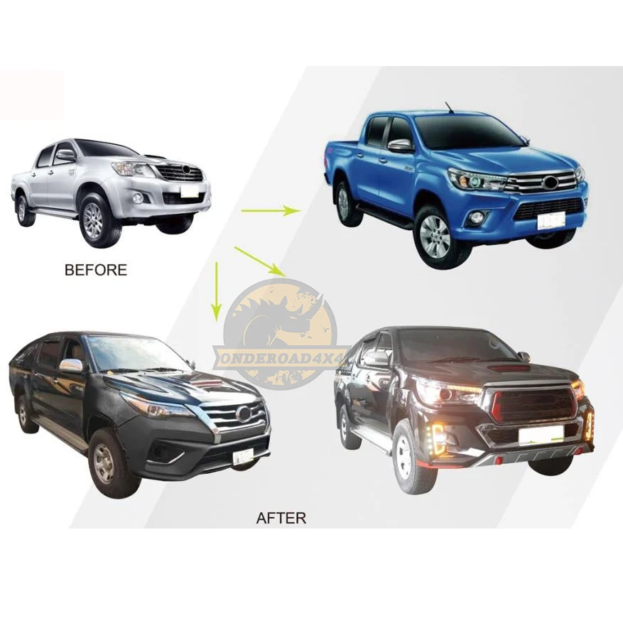 

suitable for All Series Old Model Upgrade the Body Kits for TOYOTA Hilux Vigo