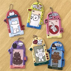 Ins Style Cartoon Cute Animal Shaped 3inch Photo Card Holder Korea Idolater Girl Photocard Holder Starfans Card Protect Case