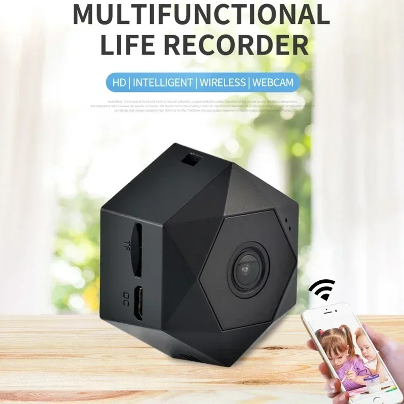 WD01 Wireless Network Real time Monitoring Home Camera View Home Safety Monitoring Infrared Night Mobile Phone Connection Vision