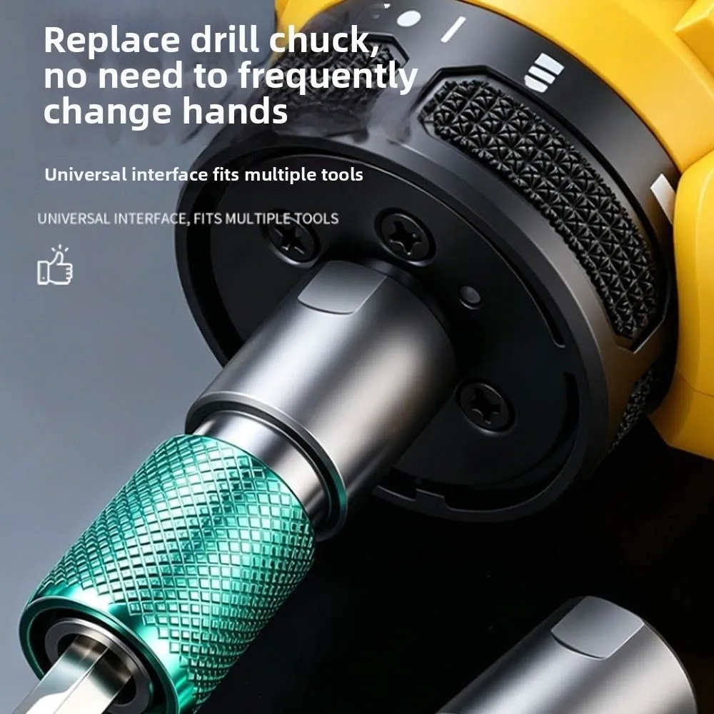 Durable Quick Change Angle Grinder Adapter Hex Shank Anti-Slip Hex Shank Converter Quick Lock Tool Conversion Head