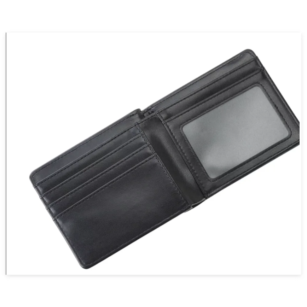 

10 Pcs Pu Leather Sublimation Blank Wallet Clip Purse with Pocket Multi Card Holder for Gift for Heat Transfer Print