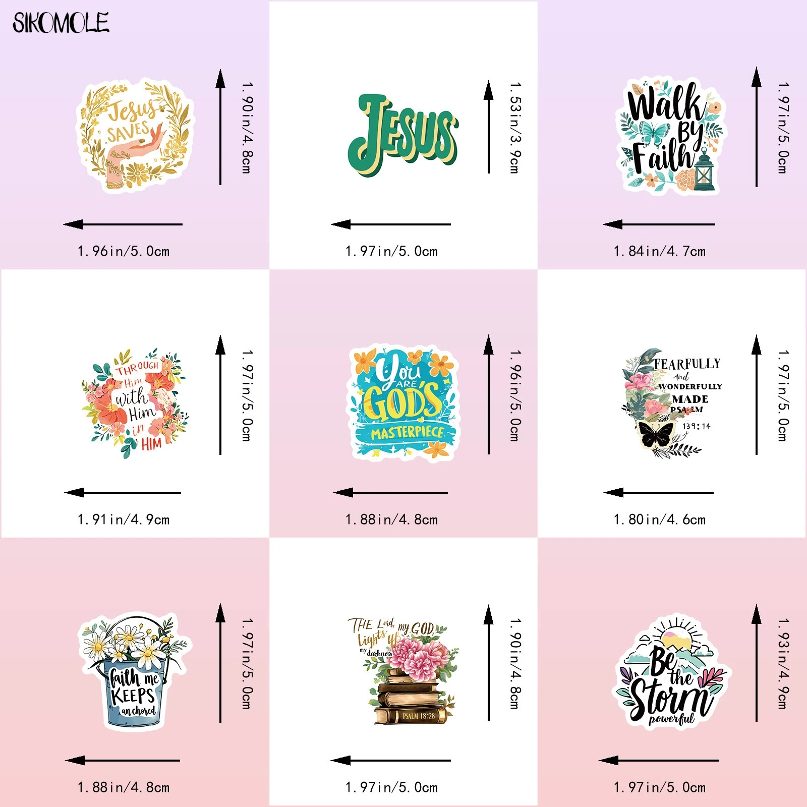 10/30/50 個漫画イエス感動ステッカーかわいい冷静を保つ美的 DIY 子供旅行荷物デカール落書きステッカーパック