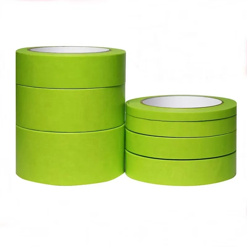 

【Розница оптом】Высокопроизводительная водонепроницаемая силиконовая клейкая зеленая малярная лента для ремонта и покраски автомобилей