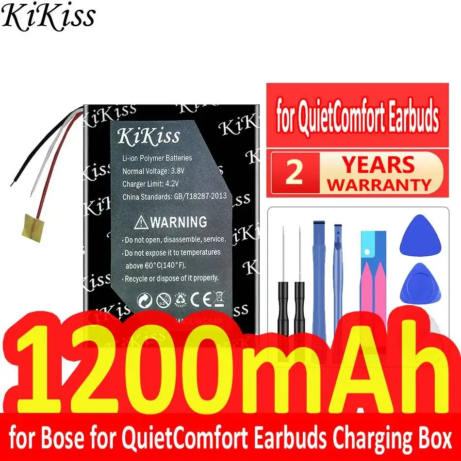 

QC1 1200mAh Earphone Battery For Bose For Quietcomfort Earbuds Headset & Charging Box Lightweight Reliable Power