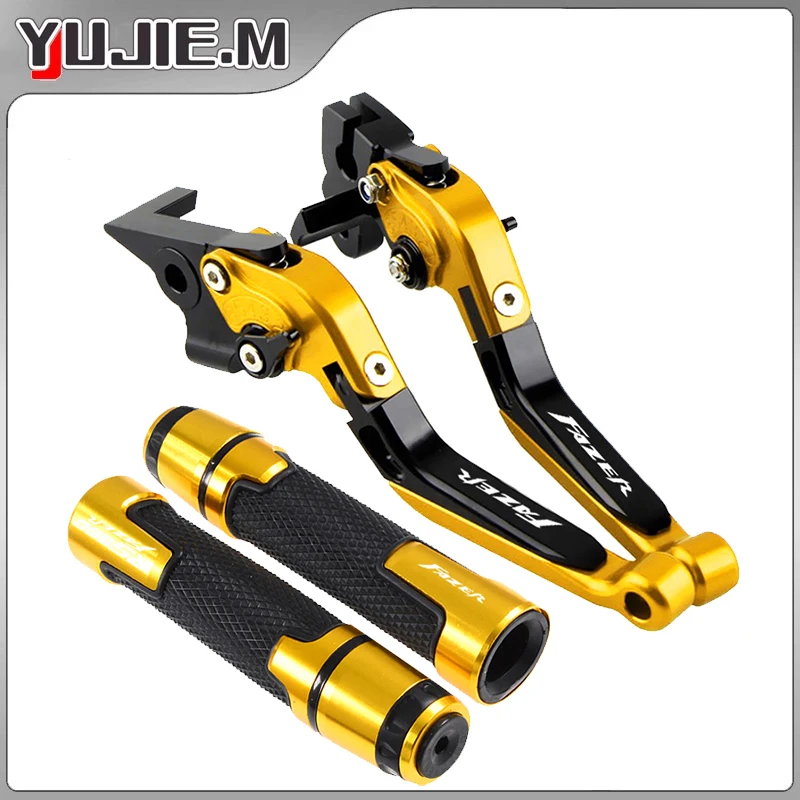 

For FZ6 FZ6 FAZER 2004-2010 2009 2008 2007 2006 Motorcycle Brake Clutch Lever Extendable Adjustable Hand Grip Handlebar