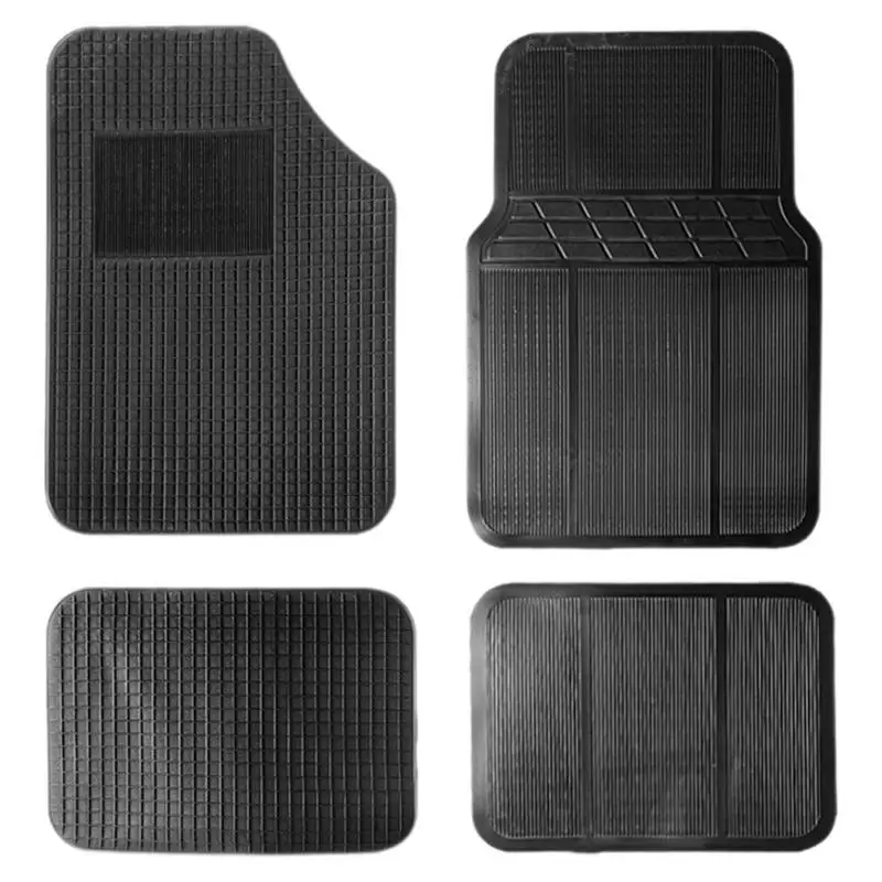 Car Carpet Mats  Waterproof Weather-resistant Foot Pads Mats Vehicle Up and Down Layer Mats Automobiles Interior Accessories