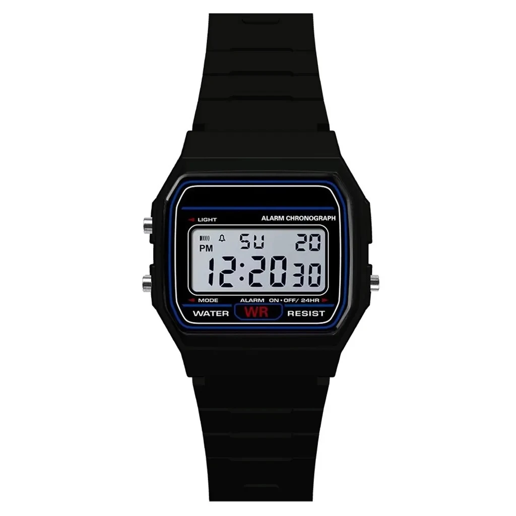 Luxe heren analoog digitaal militair sporthorloge LED waterdicht polshorloge voor kinderen en vrouwen met armbandalarm