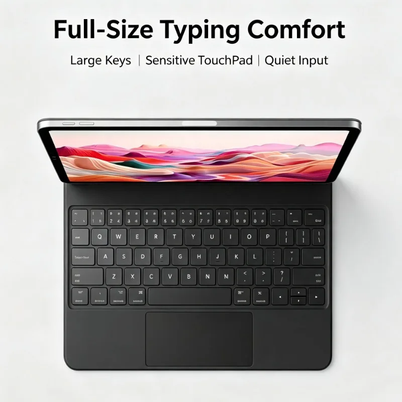 Magic Style Folio Bluetooth Keyboard Shell For Xiaomi Mi Pad 7 Pad 8 Pad 8 Pro 11.2 Inch Portable Shockproof Tablet Cover
