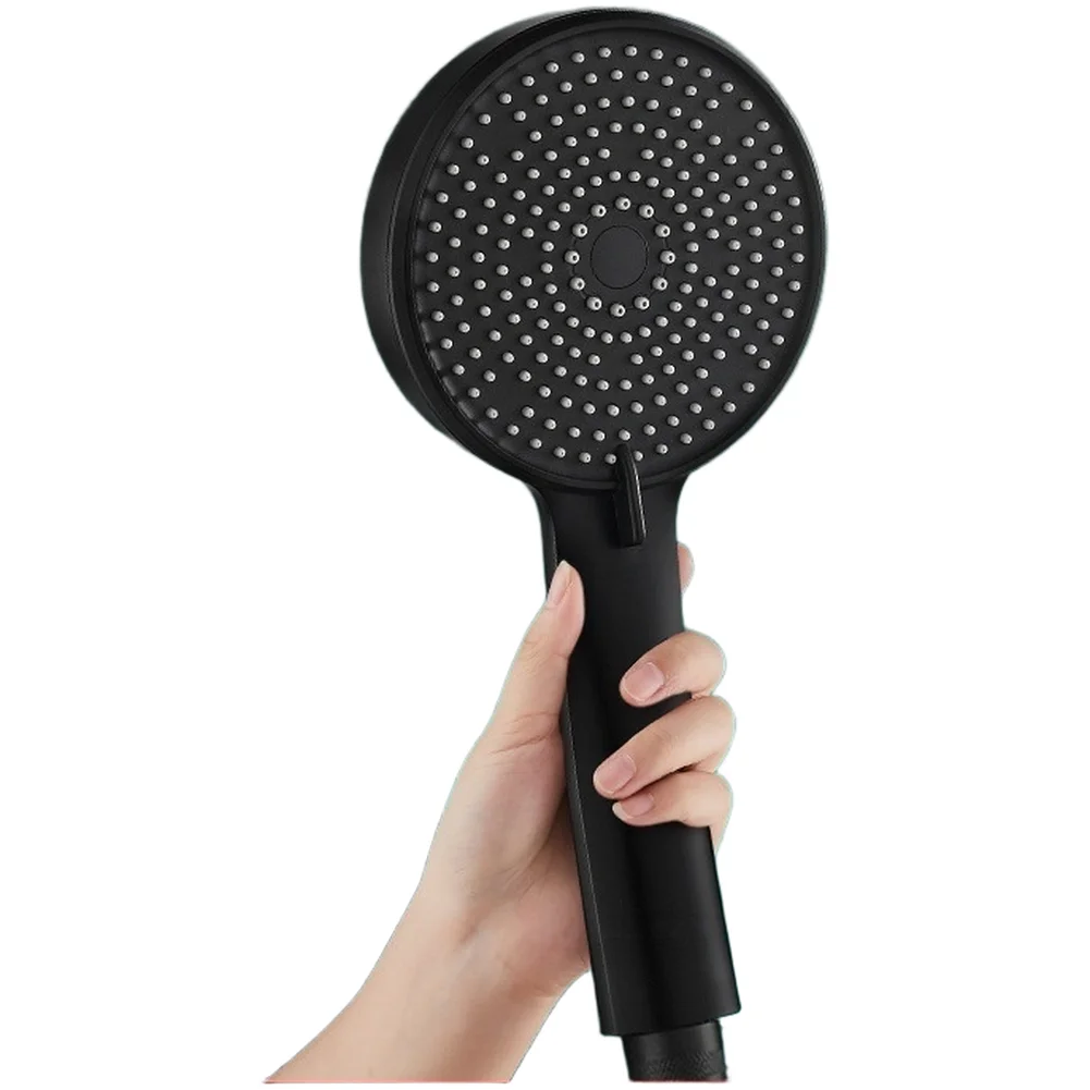 Water-Efficient Shower Head with 5 Spray Settings High Pressure and Wide-Angle Silicone Nozzles for Reduced Clogging