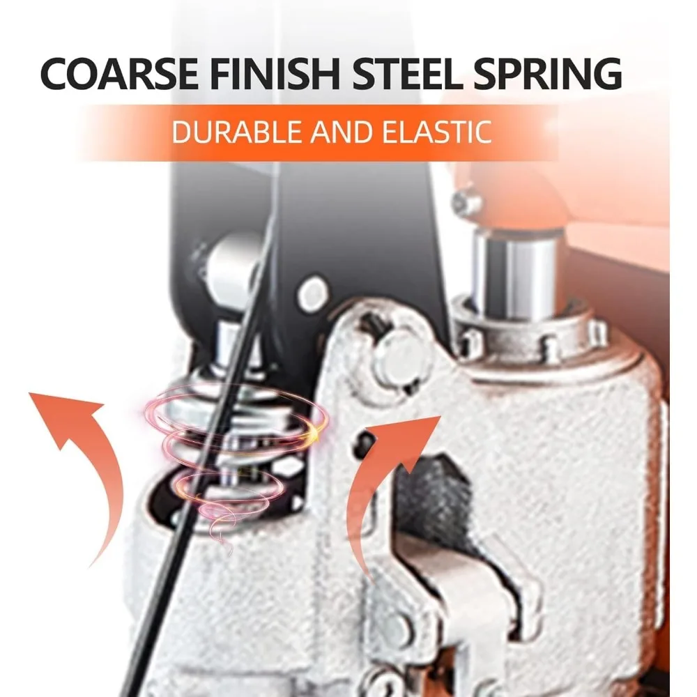 Tory Carrier Pallet Jack 5500 Lb. Capacidad, transpaleta manual, 21 x 48 horquillas, camiones manuales de servicio estándar