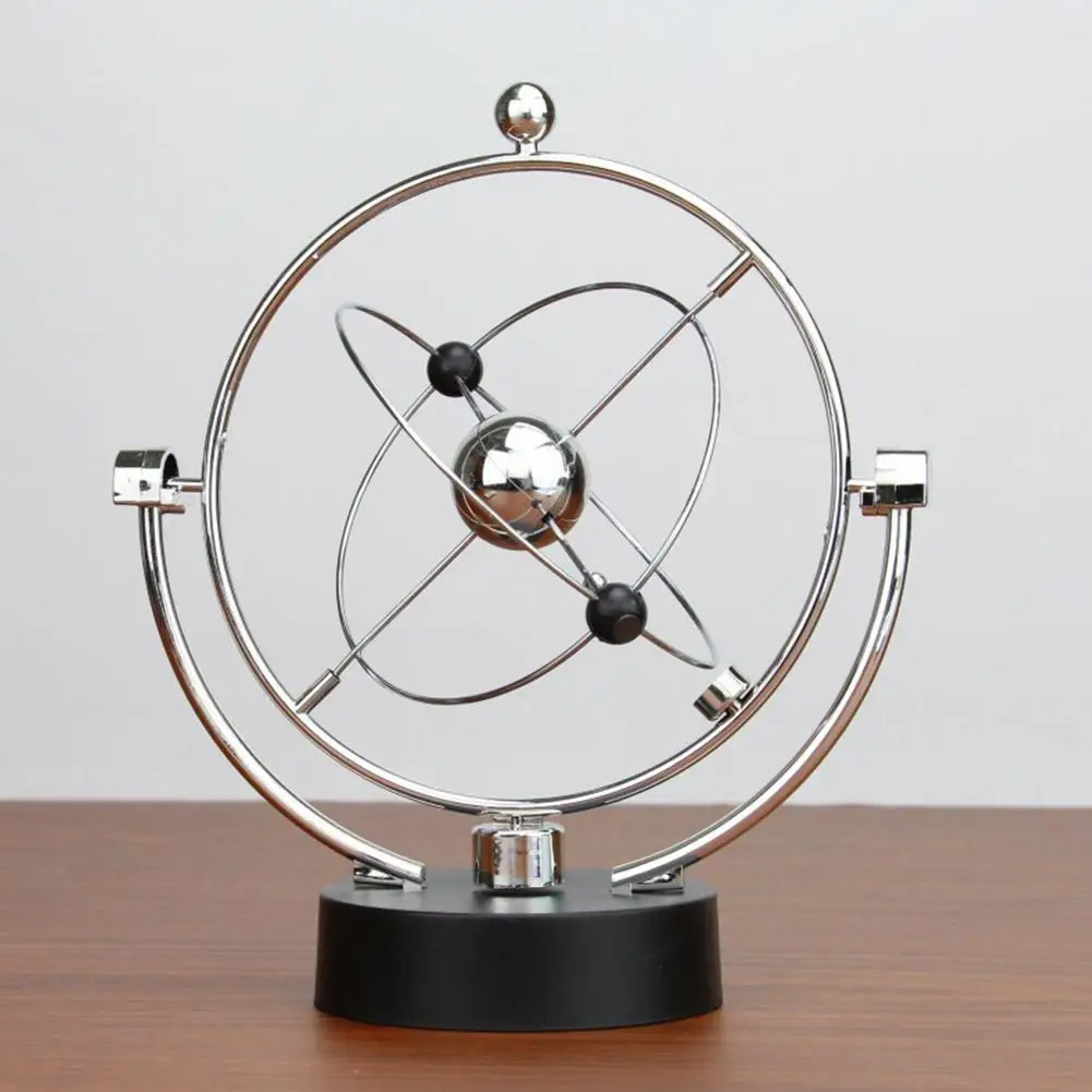 Magnetic Perpetual Motion Machine Electric Ferris Wheel Desk Toy Kinetic Art Orbit Ornament For Home Office Table Decor