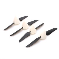 2PCS 4.5x3/5.1x3.1/5.5x3.3 Mini Folding Propeller Spinner Aperture 2mm Foldable Paddle with Prop Cover for RC Glider Fixed-wing
