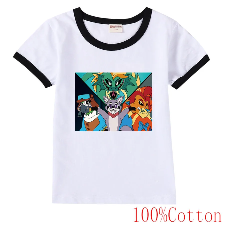 Camiseta de Juego Indigo Park para niños, ropa de verano para adolescentes, Tops de manga corta, Camiseta de algodón para bebés, ropa informal para niños