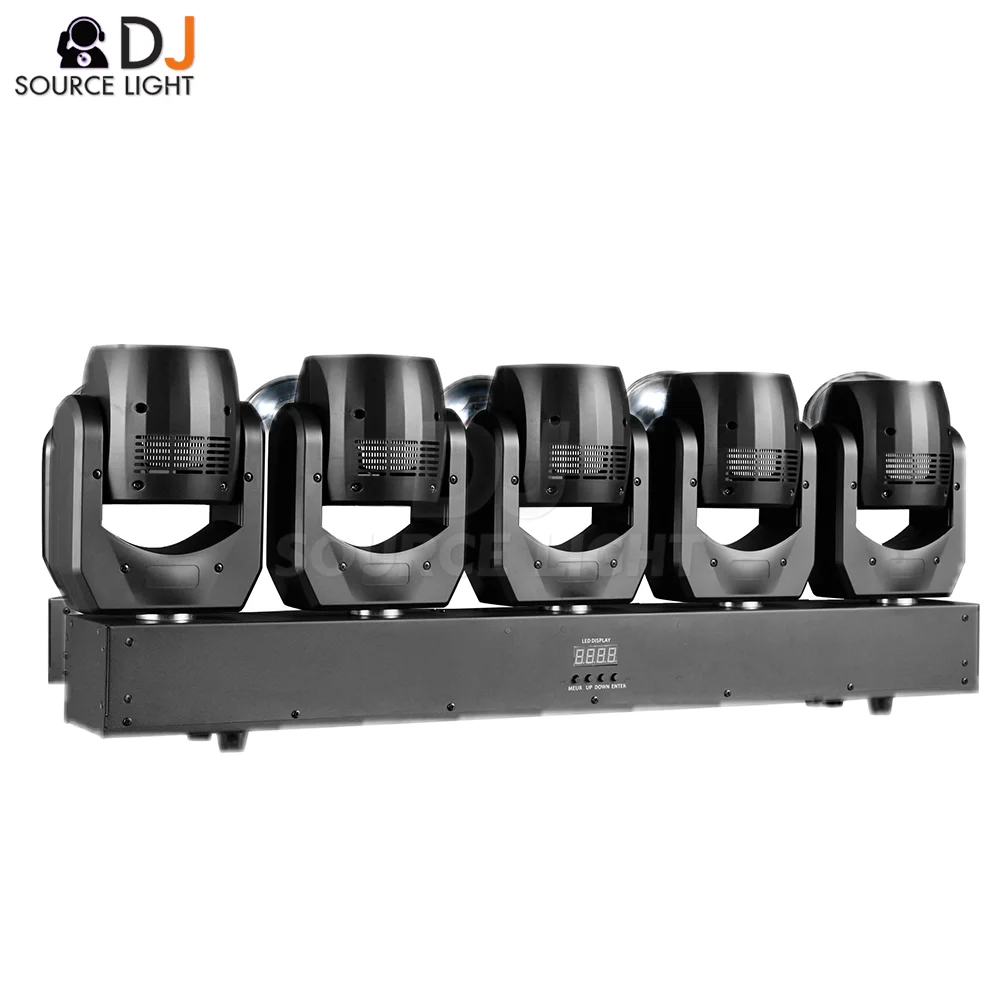5X60W RGBW Point Control Moving Head Light Beam DJ Stage Lights DMX512 Disco Party Club Bar Show wedding Stage Lighting Effect