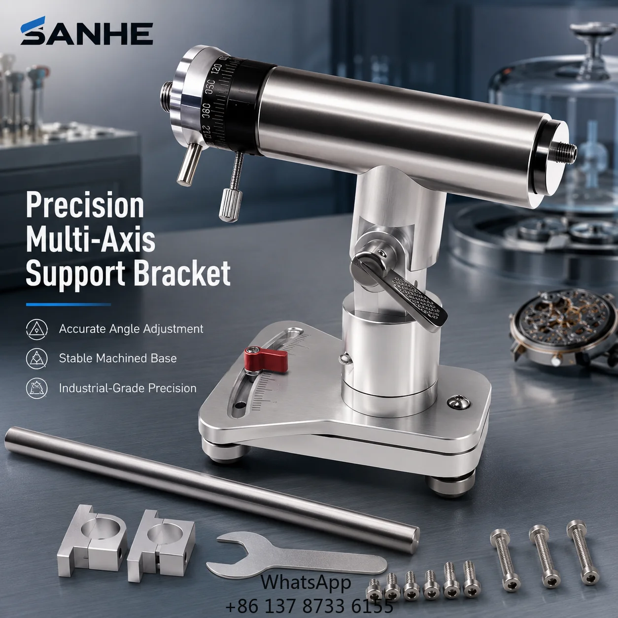 All-Metal Watch Repair Tools Polishing And Grinding Auxiliary Machine For Watchmakers Professional Watch Refurbishing