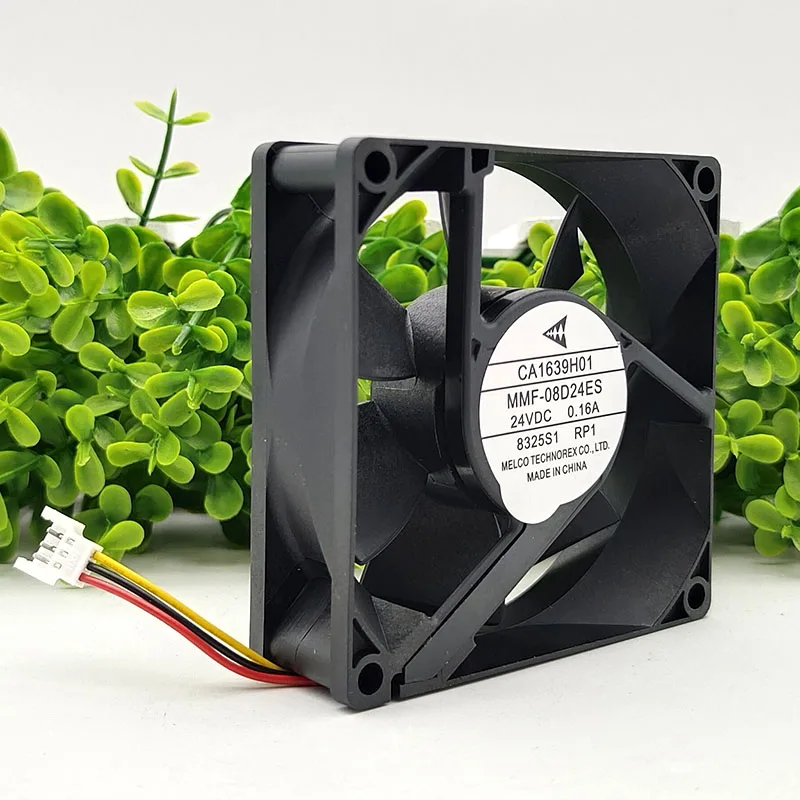 New For Mitsubishi CA1639H01 MMF-08D24ES-RP1 8025 24V 0.16A  7.5K Inverter Fan