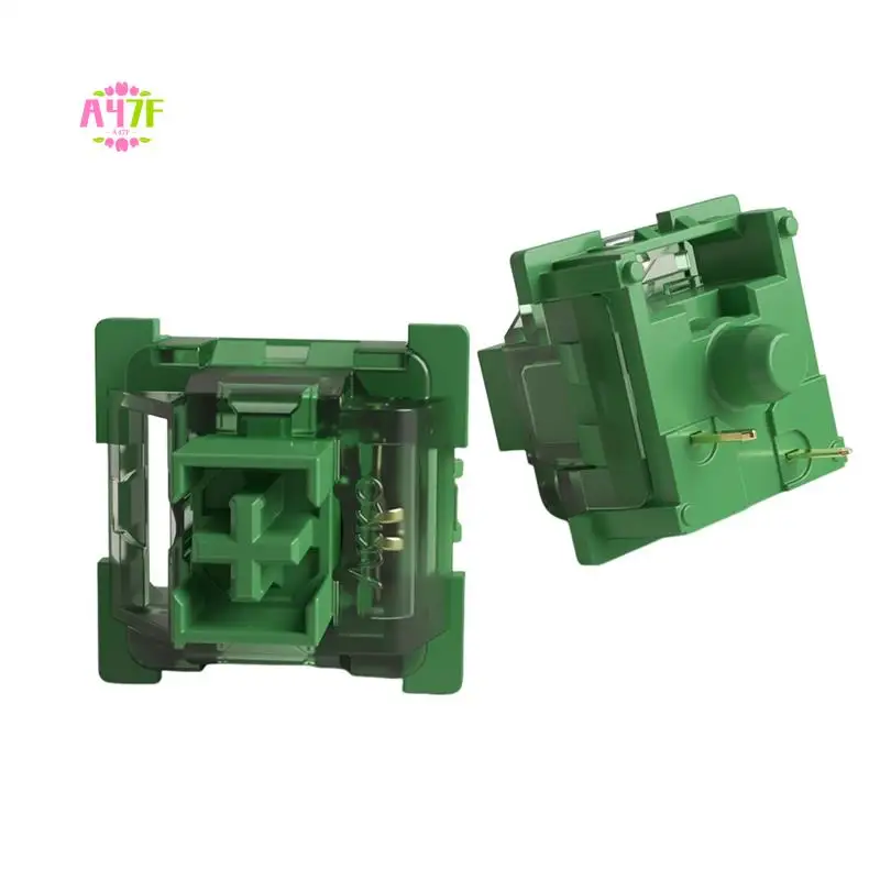 

A47F-Akko V3 Pro Переключатель клавиатуры Матча Зеленые переключатели 3-контактный линейный переключатель 50Gf для механической клавиатуры MX (45 шт.)