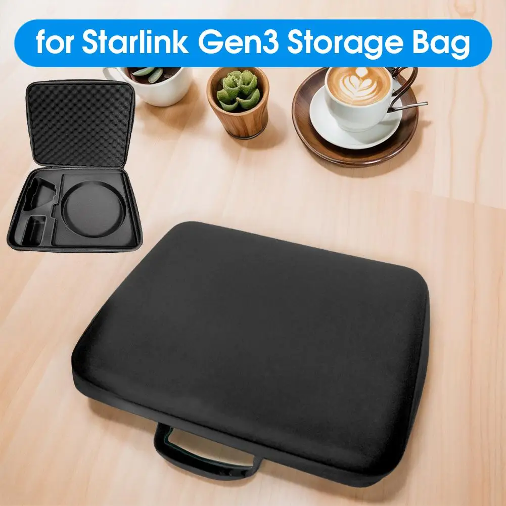 Carrying Case For StarLink Mini Hard Case Travel Case Waterproof Storage Case For Outdoor Camping Car RV Boat Trips S9X8