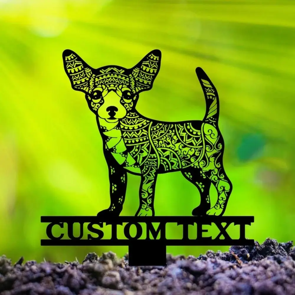 الجوف خارج تشيهواهوا حديقة ساحة تسجيل المكونات في مقاوم للماء عنوان الكلب تسجيل حصص الإبداعية دائم المعادن تشيهواهوا حديقة حصة