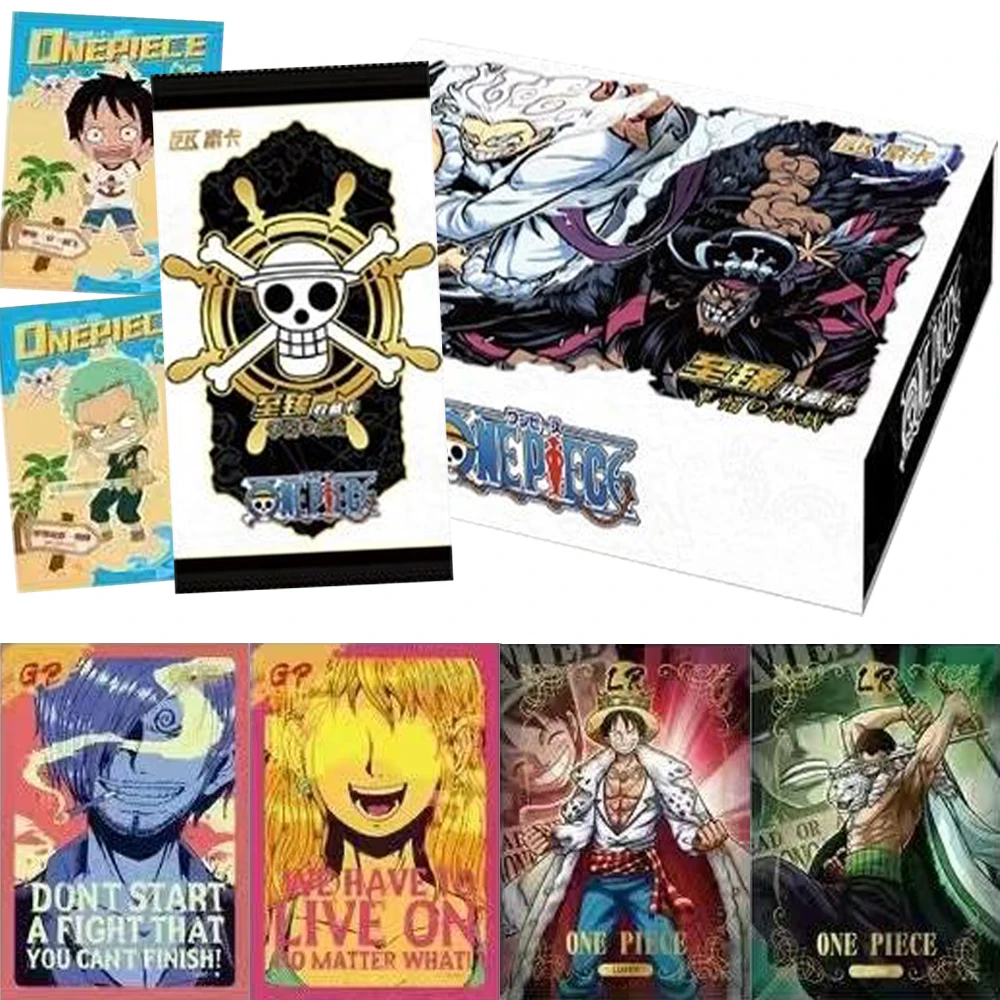 

Popular Anime One Piece Hot Blooded Collection Cards Comic Protagonist Colorful Art Personality Character Portrait Card Toy Gift