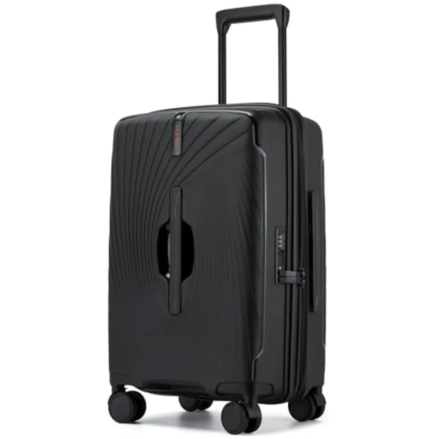 

20 Inch Expandable Carry on Luggage, Hardside Lightweight Spinner Suitcase TSA Lock, 22x14x9 Airline Approved Hard Shell Expand
