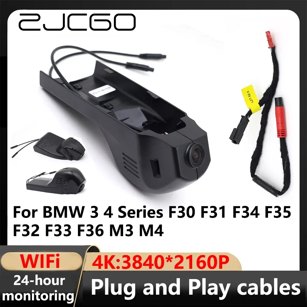 

ZJCGO 4K Wifi 24H 3840*2160 Car Camera Dash Cam Video Recorder for BMW 3 4 Series F30 F31 F34 F35 F32 F33 F36 M3 M4