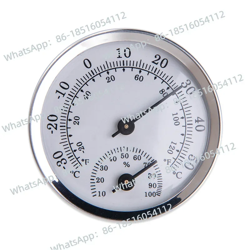 5CM small dial refrigerator high-precision thermohygrometer vehicle temperature and humidity meter