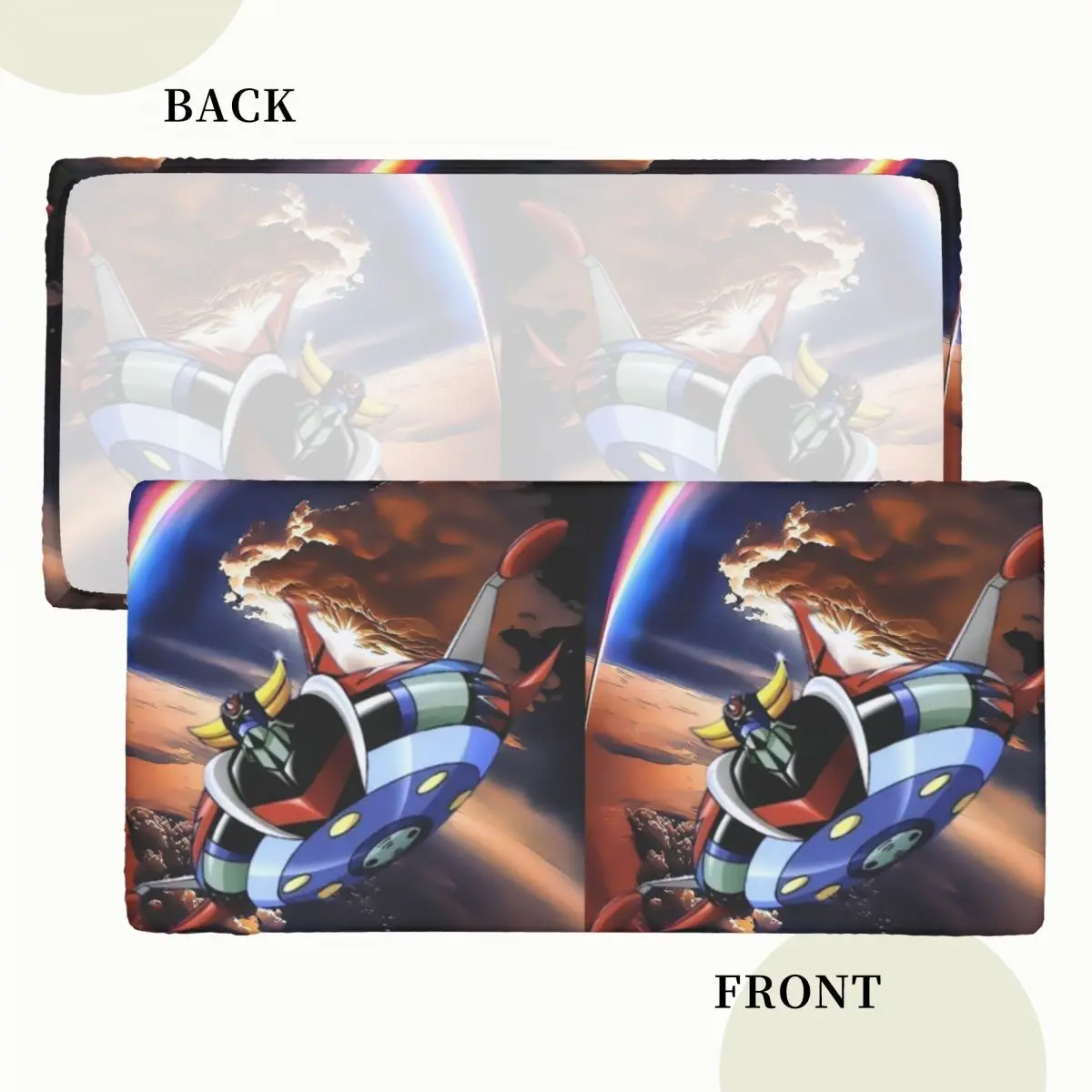 Goldrake Goldorak Anime Mazinger Z UFO Robot Grendizer Rectangular Tablecloth Waterproof Table Cover Dining Events Table Cloth