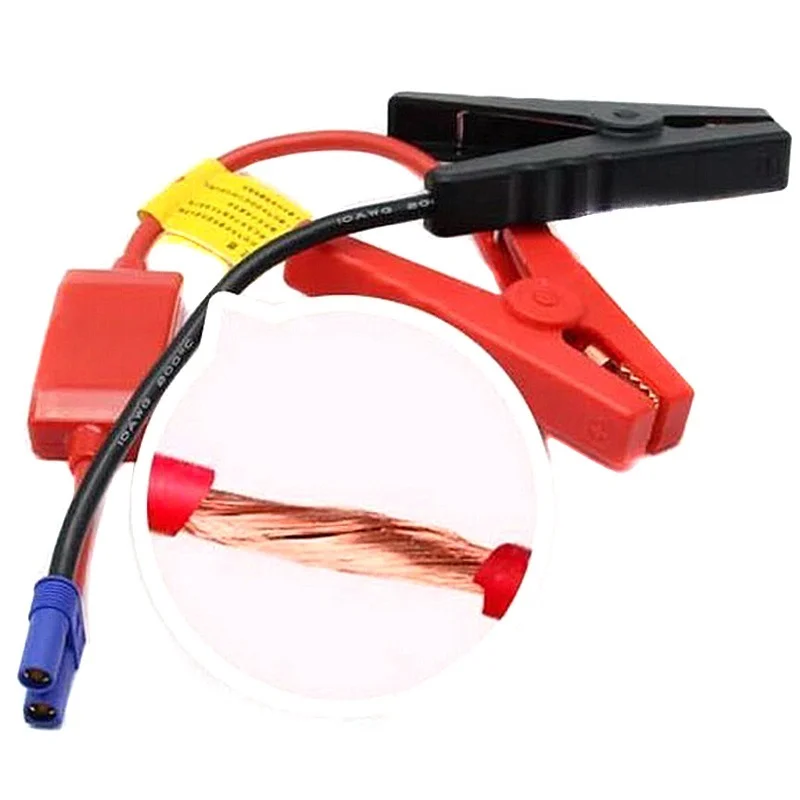 

1pc Connector Emergency Jumper Cable Clamp Booster Battery Clips for Universal 12V Car Jump Starter
