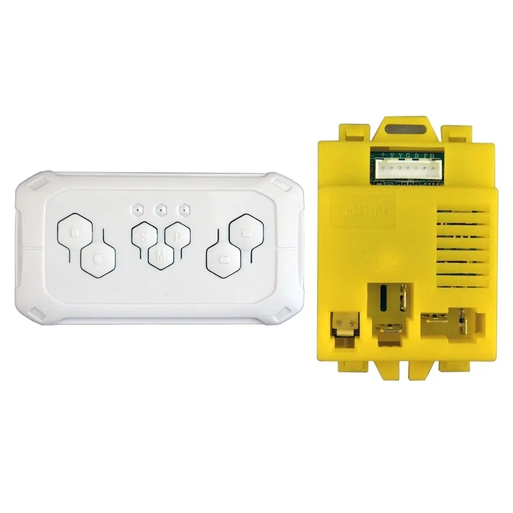 Nowy pilot zdalnego sterowania HH2511, plastikowe samochody elektryczne, pojazdy elektryczne, RC, biało-żółte części zamienne, akcesoria RC