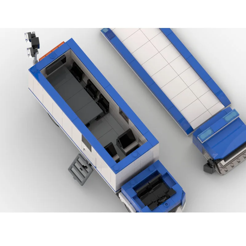 

Конструктор Городской Грузовик-фургон (модель) 437 деталей, развивающая игрушка для детей, подарок на День рождения, Рождество, Новый год MOC-180346
