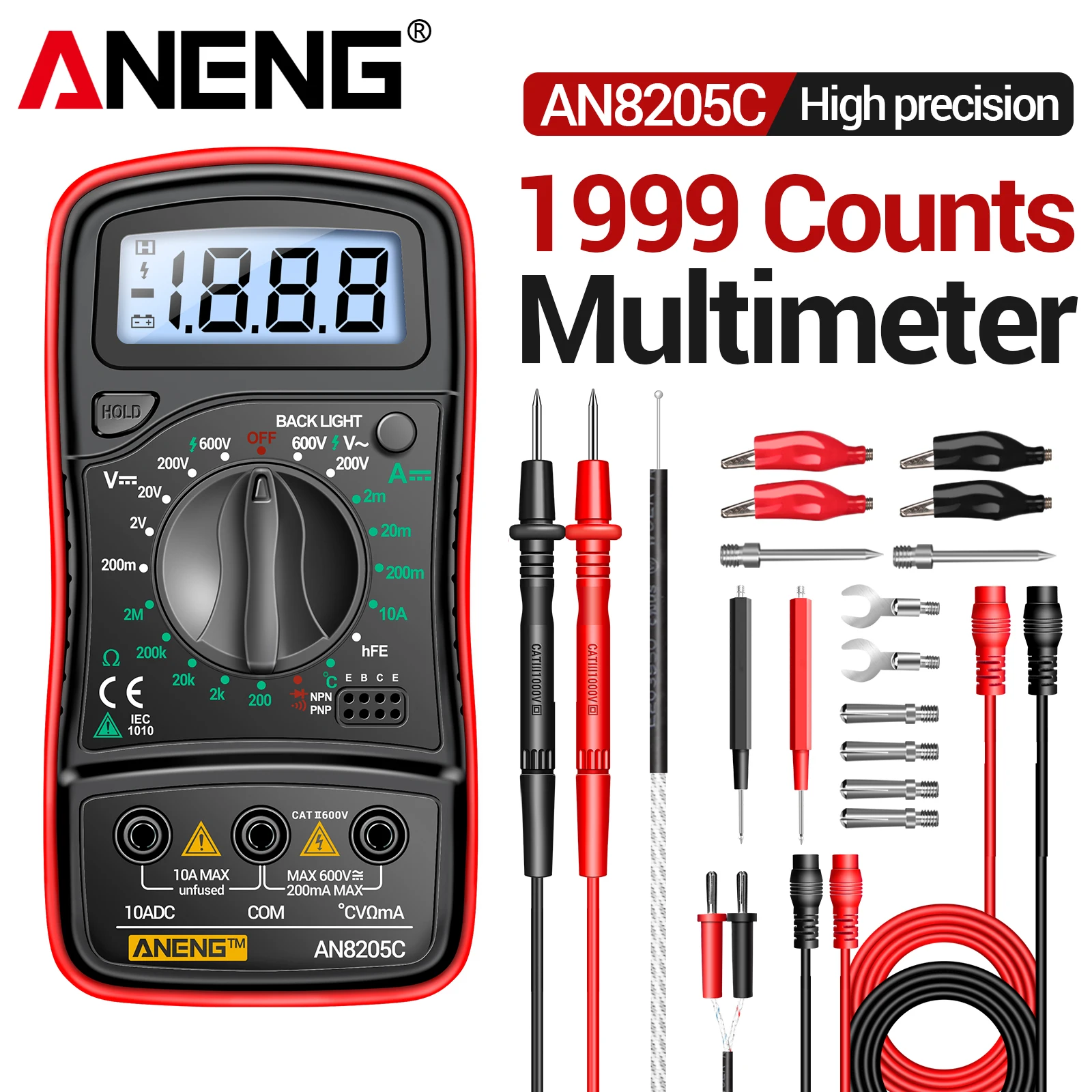 ANENG AN8205C Przenośny Multim – Diy With Electronics recenzja i cena