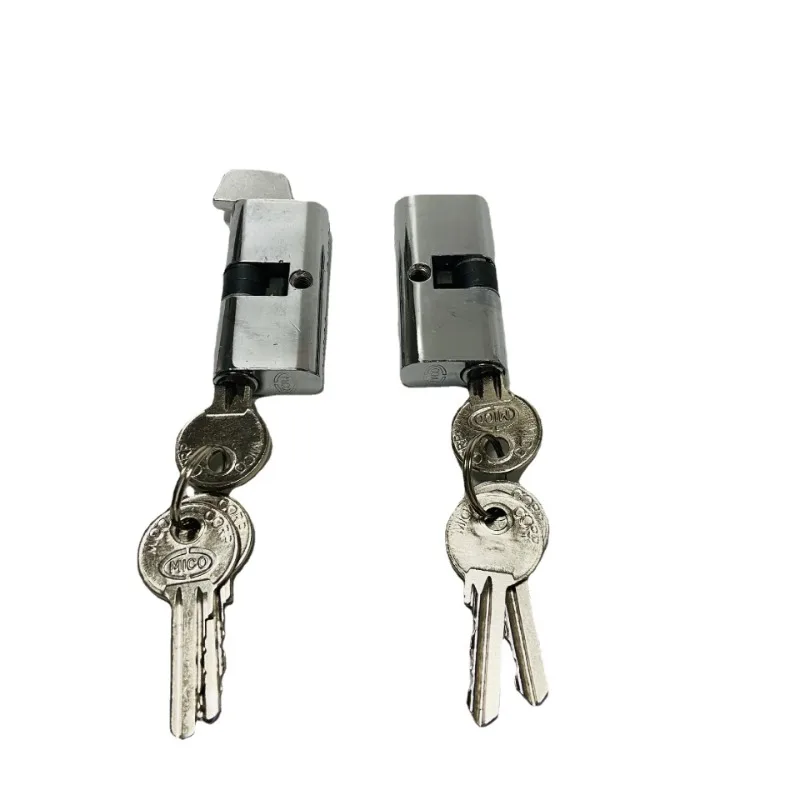 Núcleo de bloqueio 54mm porta dupla/única interior anti-roubo liga de zinco plug-in fechadura porta e janela gancho parafuso de bloqueio