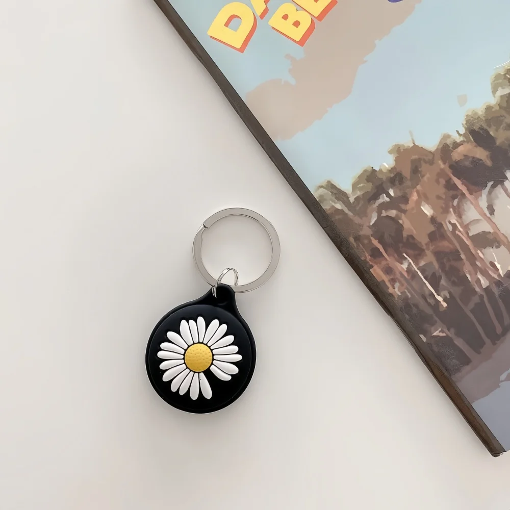 Casing Pelindung Silikon Lucu Motif Kartun untuk Apple Airtag, Sarung Anti Gores untuk Pelacak Lokasi AirTag