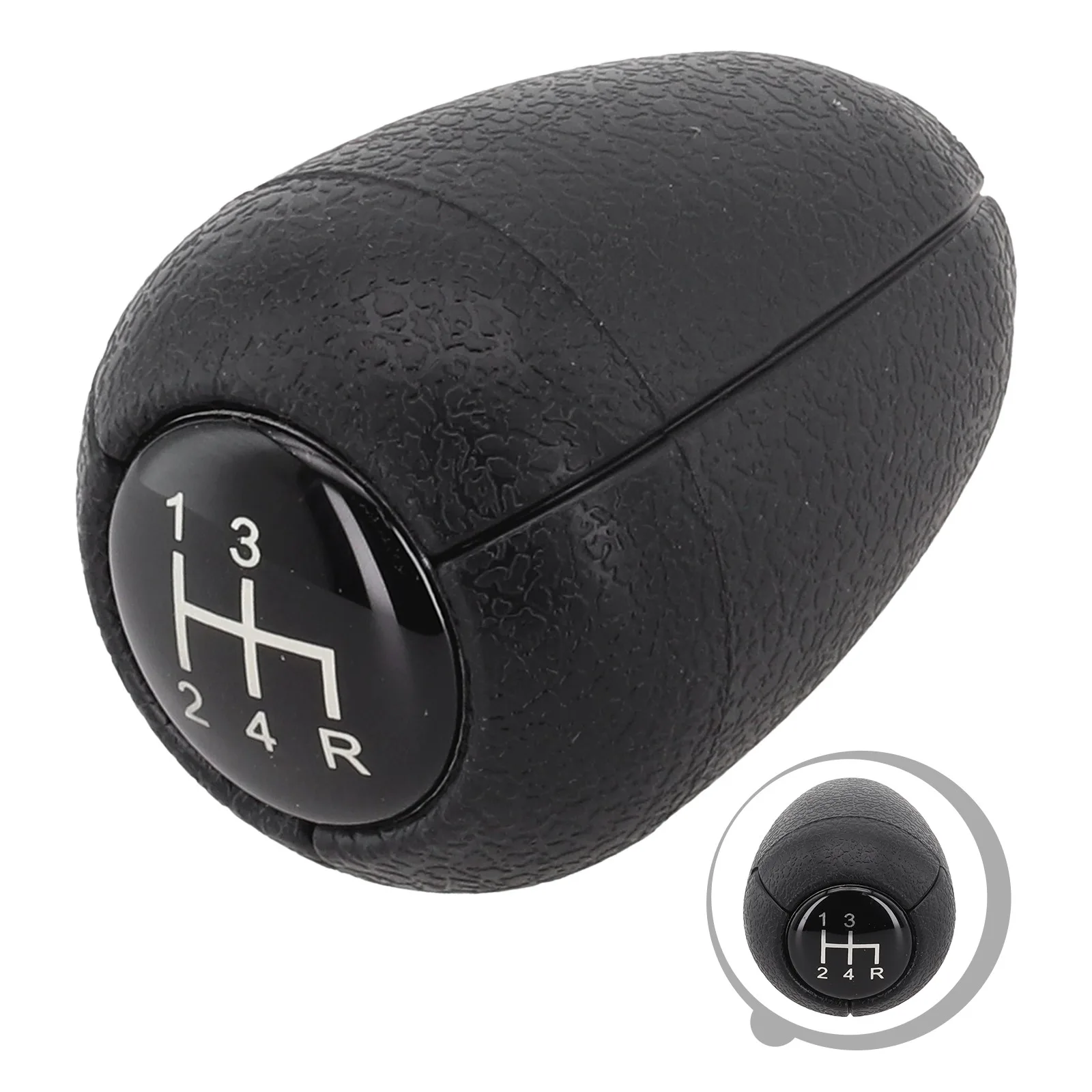 4-Speed Gear Knob 4-Speed Manual Shift Knob Smooth Shifting Classic Design Enhanced Driving Performance Car Interior Upgrade