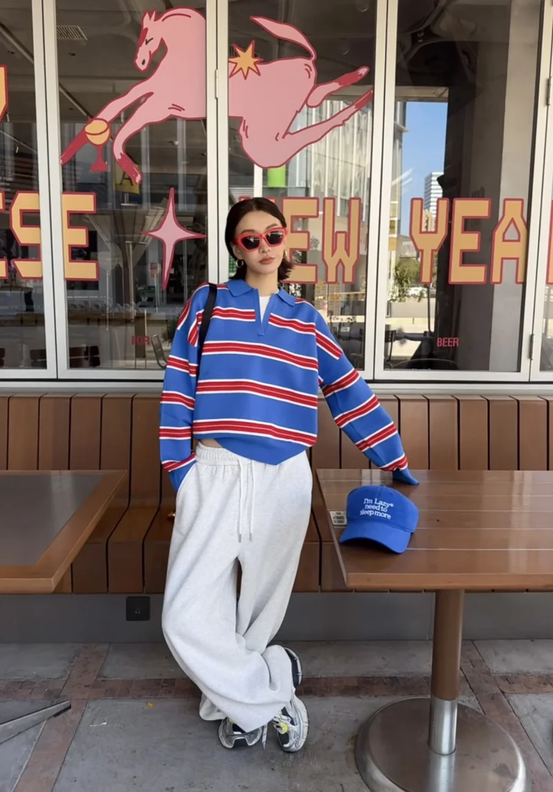 Thumbnail 4 - #31 Latest Striped Knit Sweaters Offers