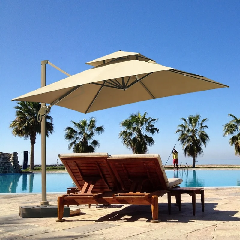 Luxury Modern Design Outdoor Umbrella Best Price High Quality Parasol Shade Garden Beach Hotel and Hospital