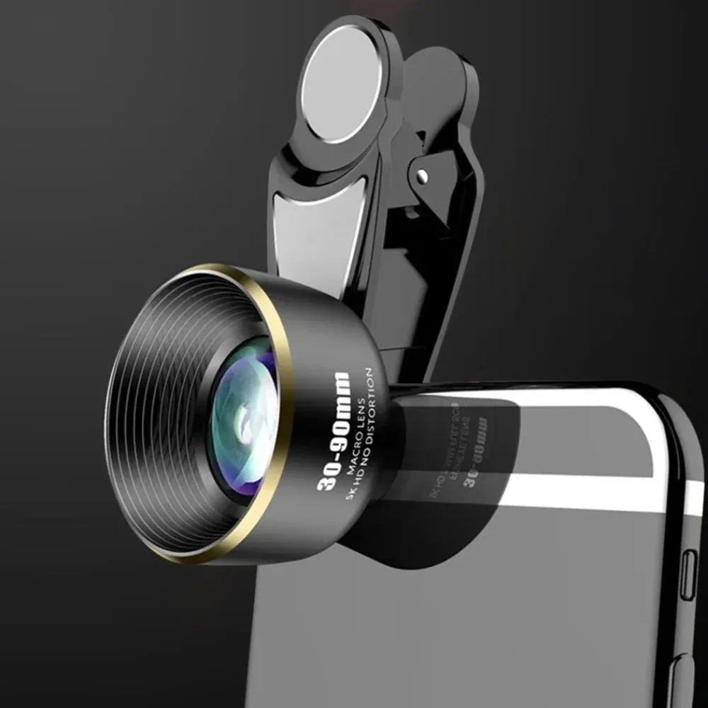 

1pc Ultra Clear Mobile Phone Lens 5K 30-90mm Macro Telephoto Polarized Universal Shooting Tool for Smartphones Camera Lens Kit
