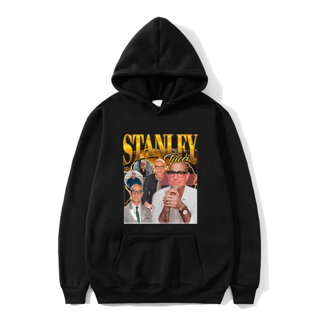 Stanley Tucci Funny Graphic Hoodie Unisex Fashion Vintage Casual Pullover Hoodies Male Fleece Cotton Oversize Hooded Streetwear