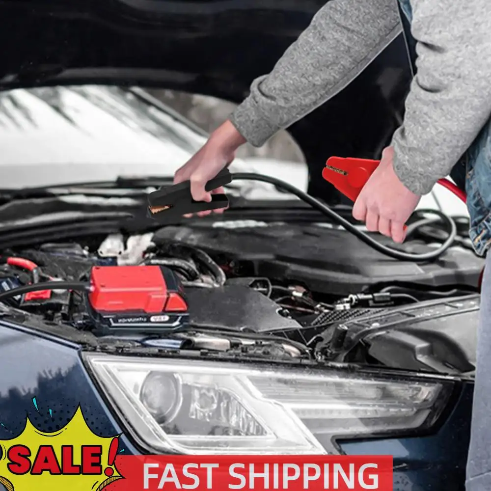 

18V Jumper Cables Jump Starter Cable Automotive Booster Cable for Most 12V Motorcycles Cars SUVs