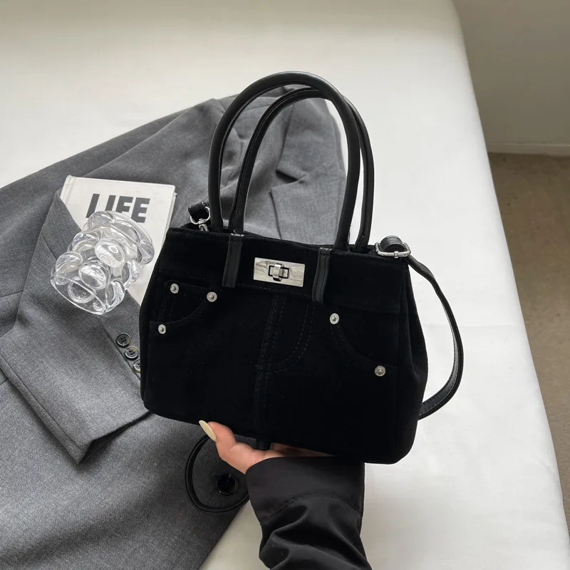 Sac givré Vintage pour femme, petit sac carré tout-en-un, tendance, sens Premium, nouvelle collection automne-hiver 2024