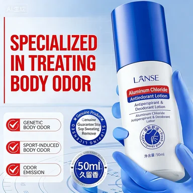 

Hydroxyaluminum chloride underarm antiperspirant, deodorizer,long-lasting deodorizer for body odor, suitable for both men women