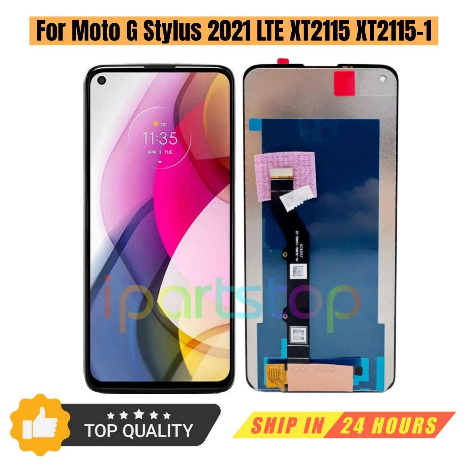 iParts Replacement New Display for Motorola Moto G Stylus 2021 LTE XT2115 XT2115-1 LCD Touch Screen Digitizer Assembly OEM