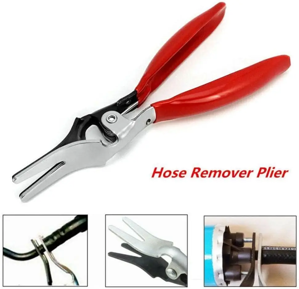 Automobile Tubing Oil Pipe Separation Clamp Joint Tightening Pliers Fuel Filters Hose Tube Buckle Removal Tools Car Pipe Tool