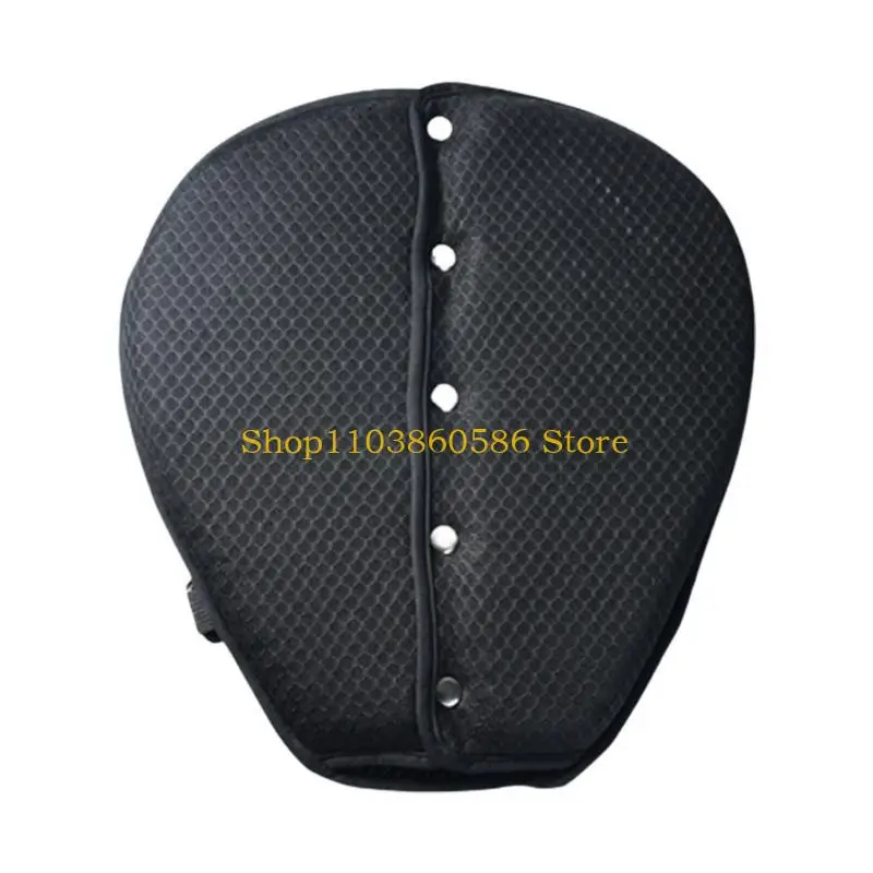

242A Motorcycle Seat Cushion Anti-Slip Pressure Relief Motorbike Gel Seat Pad with Honeycomb Ventilation Holes Seat Cushion